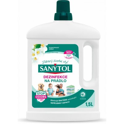 Sanytol Bílé květy Dezinfekce na bílé i barevné prádlo a pračky 1,5 l – Zboží Mobilmania