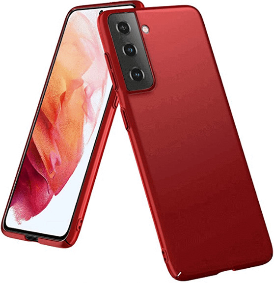 Pouzdro SES Ochranné plastové Samsung Galaxy S22 Ultra 5G - červené