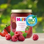 HiPP BIO Superovoce jablko jahody a maliny ovocný příkrm 160 g – Zboží Dáma