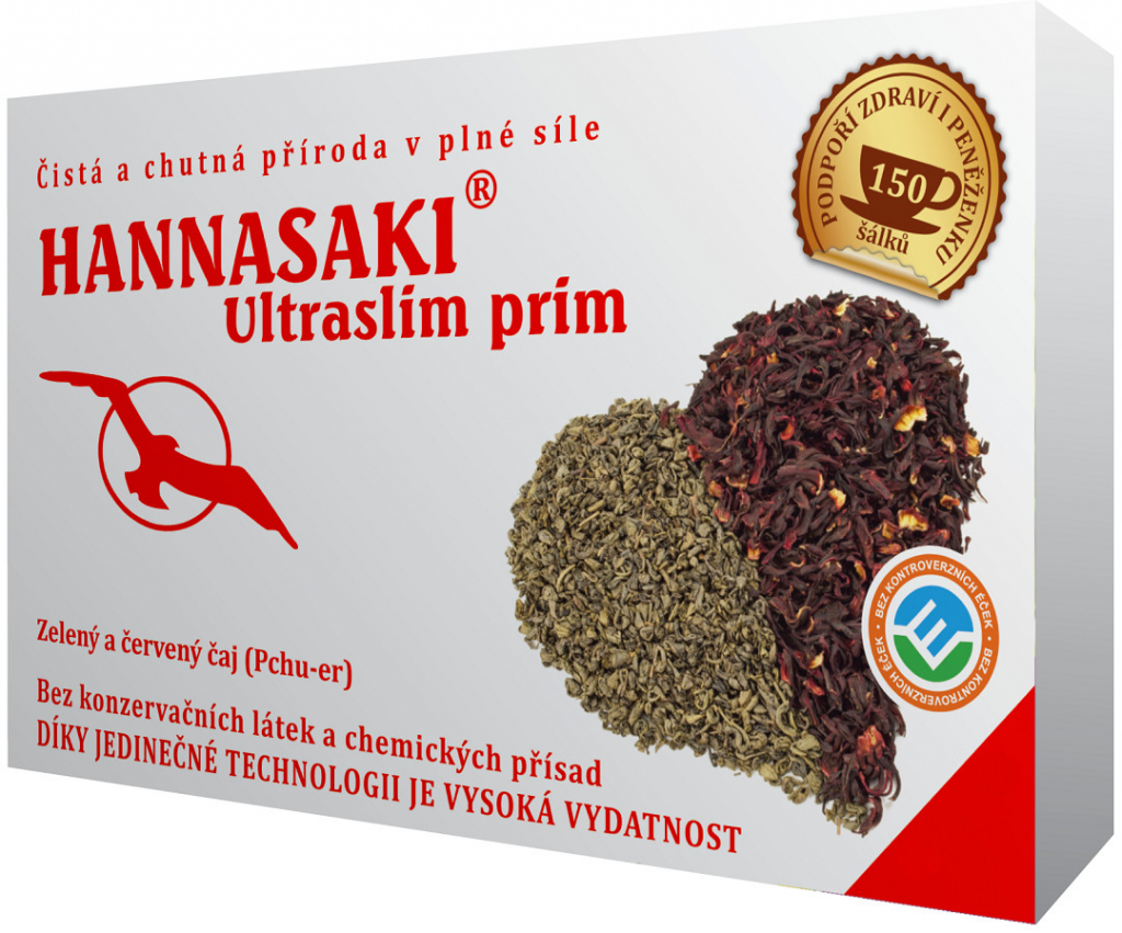 Phoenix Division Hannasaki Ultraslim Prim směs zeleného a červeného čaje 50 g