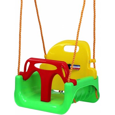 Aga4Kids houpačka s ohrádkou Zelená/Žlutá – Zboží Dáma