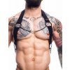 SM, BDSM, fetiš H4RNESS by C4M Black Chain Harness