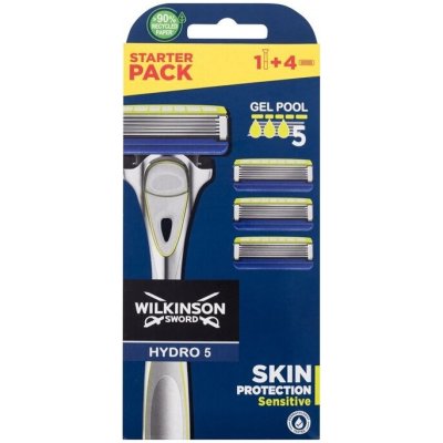 Wilkinson Sword Hydro 5 Skin Protection Sensitive - Holicí strojek + náhradní hlavice 3 ks 1 ks