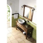 Erra Brand umyvadlová skříňka 130x73x50cm, mořený smrk BA131 – Hledejceny.cz