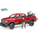 Bruder 2502 Terénní auto RAM + motocykl Scrambler Ducati Desert Sled s figurkou 1:16 – Zboží Mobilmania