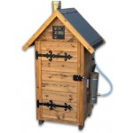 Kalme Elektrická dřevěná udírna s dymboxem 310L hnědá – Sleviste.cz