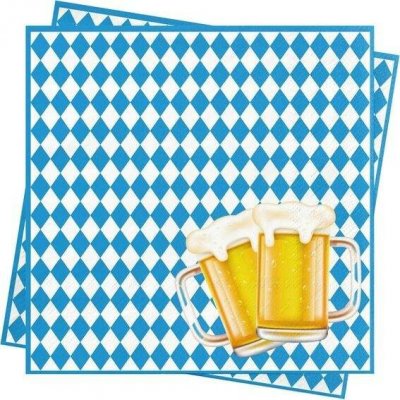 AFYHH Oktoberfest ubrousky 80 kusů 33x33cm – Zboží Dáma