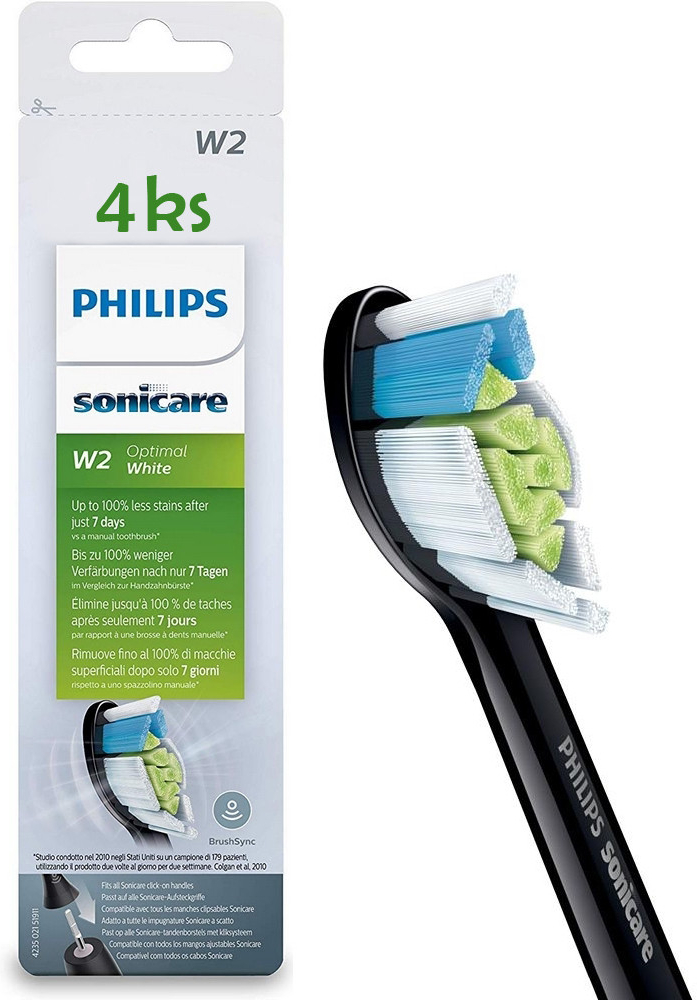 Philips Sonicare W Optimal White HX6064/11 4 ks od 486 Kč - Heureka.cz