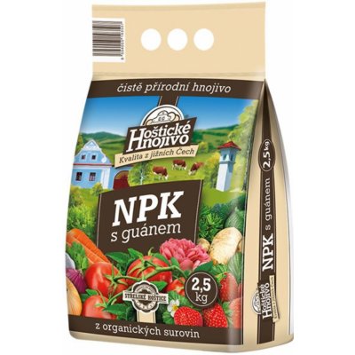 Nohelgarden Hnojivo NPK HOŠTICKÉ s guánem 2,5 kg – Zboží Mobilmania