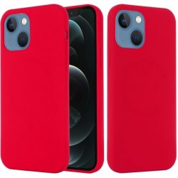 Pouzdro AppleKing ochranné silikonové s podporou MagSafe nabíjení iPhone 13 Pro - červené