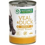 Nature's Protection Dog Adult Small Breeds Veal Duck 400 g – Hledejceny.cz