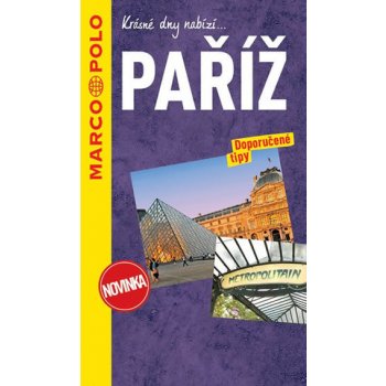 Paříž průvodce na spirále s mapou MD MP