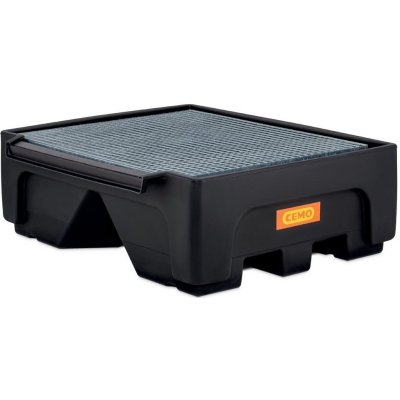 Plastová záchytná vana pro IBC kontejner, prodlužovací s pozink roštem, 500 l – Zboží Mobilmania