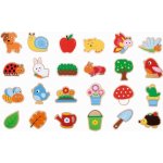 Lelil Dřevěné magnetky Zahrádka – Zboží Mobilmania