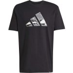 adidas M Camo Logo Tee pánské triko černá – Zboží Dáma