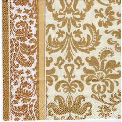 IHR Ideal Home Range Ubrousek 33x33cm Vzor zlatý – Zboží Mobilmania