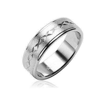 Šperky eshop prsten matný hvězdičky J5.7