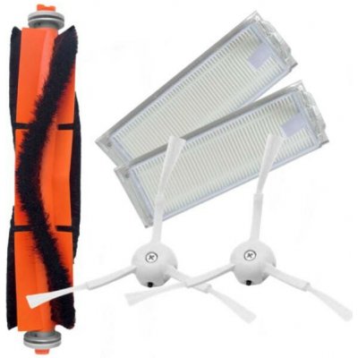 NipponCEC Xiaomi Mi Robot Vacuum Mop 2 Pro Black sada kartáčů a HEPA filtrů 5 ks – Zboží Dáma