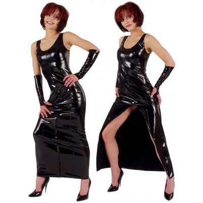 Lakové šaty - le1117 – Zboží Dáma