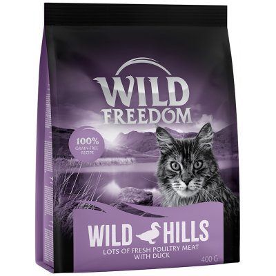Wild Freedom Adult Wild Hills Sterilised kachní bez obilovin 0,4 kg – Hledejceny.cz