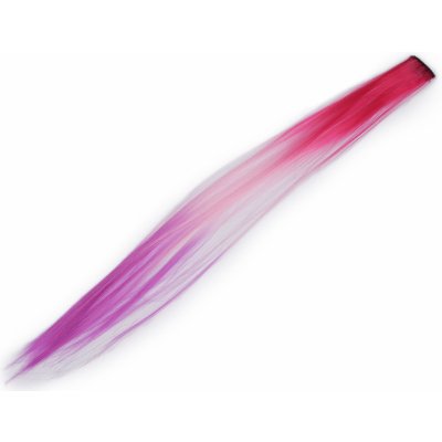 Prima-obchod Pramen vlasů s clip-in hřebínkem, barva 2 pink fialová – Zboží Mobilmania