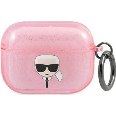 Karl Lagerfeld Apple AirPods Pro cover Glitter Karl`s Head KLAPUKHGP