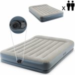 Intex nafukovací velurová postel s vestavěnou pumpou 203 x 152 cm 64118 – Sleviste.cz