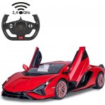 Jamara Lamborghini Sián FKP 37 RC auto 1:14 červené 2,4 GHz s LED a ručně otevíratelnými dveřmi – Hledejceny.cz