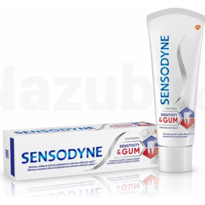 Sensodyne Sensitivity&Gum Whitening Zubní pasta 75 ml – Hledejceny.cz