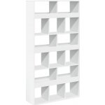vidaXL Knihovna bílá 100x33x187,5 cm kompozitní dřevo – Zboží Dáma