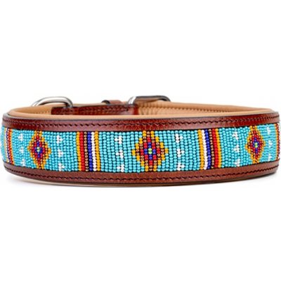 Kay-line kožený obojek African Sky – Zboží Dáma