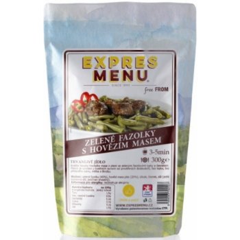 EXPRES MENU Zelené fazolky s hovězím masem 300 g