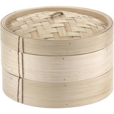 Parní napařovač bambusový s poklopem 20 cm – Hledejceny.cz