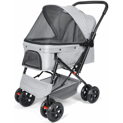 Innopet Kočárek pro psy Buggy Comfort Efa G/B 50 x 87 x 102 cm – Sleviste.cz