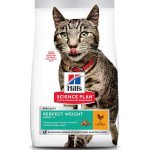 Hill's Pet Nutrition Feline Adult Perfect Weight Chicken 1,5 kg – Hledejceny.cz