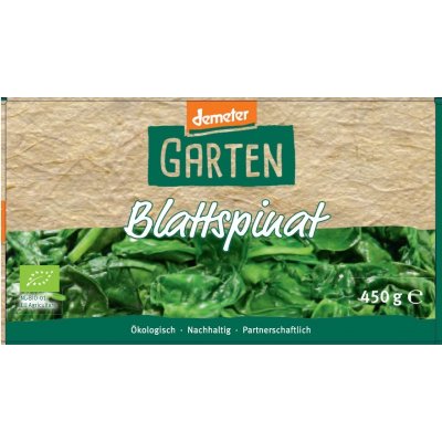 Eco organic services Bio Demeter mražený Špenát listy 450 g – Zboží Dáma