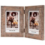 FANDY Fotorámeček Narvik 10x15/2 3 hnědý – Sleviste.cz