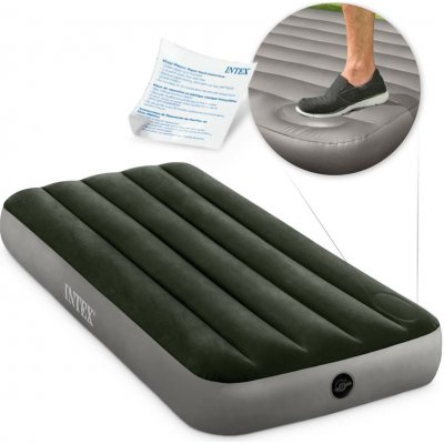 Intex 64760 Nafukovací matrace 191 x 79 x 25 cm s vestavěnou nožní pumpou – Zboží Dáma