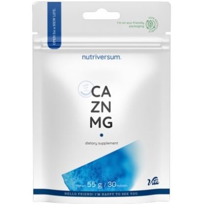 Nutriversum CA-ZN-MG 30 tablet