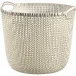 Curver Knit kulatý koš 30 l bílý – Zboží Dáma