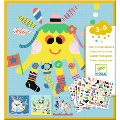 Djeco Kreativní sada se samolepkami Podmořská stvoření – Hledejceny.cz