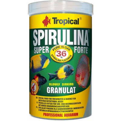 Tropical Spirulina Super Forte Granulat 600 g – Zbozi.Blesk.cz