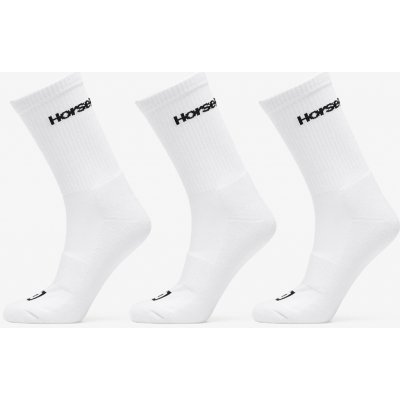 Horsefeathers 3PACK ponožky AA1077B bílé – Zboží Mobilmania