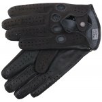 Špongr Pánské kožené řidičské rukavice BOHEM antracit/černá s podšívkou NanoAg – Zboží Dáma