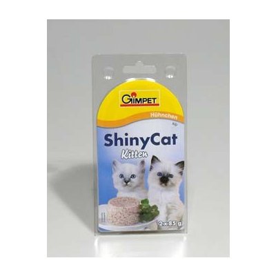 Gimpet ShinyCat Junior kuře 2 x 85 g – Zbozi.Blesk.cz