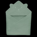 Lionelo Dětská osuška s kapucí MUSLIN HOODED TOWEL Green Forest LN0282 – Zboží Dáma