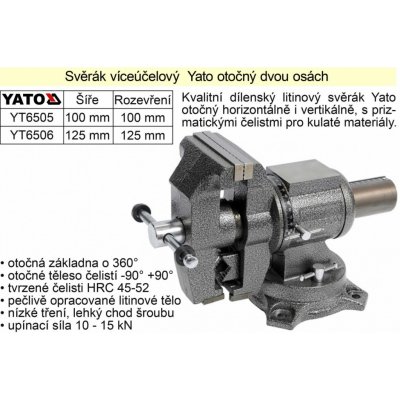 Yato Svěrák YT-6505 – Zbozi.Blesk.cz