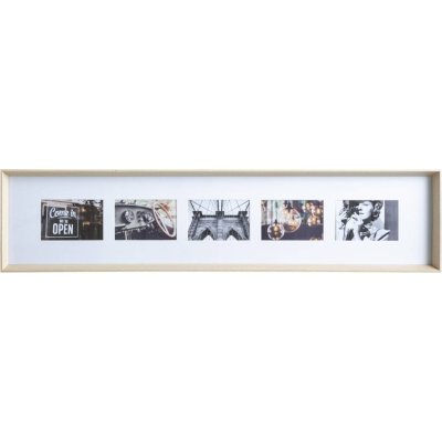 Atmosphera Rámeček na 5 fotografií AXEL, 22 x 97 cm, béžový – Zboží Živě