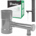 Bradas Lapač Sběrač dešťové vody s ventilem 100 mm šedý – Sleviste.cz
