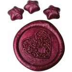 Creatissimo Vosk pro pečetění ve tvaru Hvězdičky Vínová 50 g – Zboží Dáma